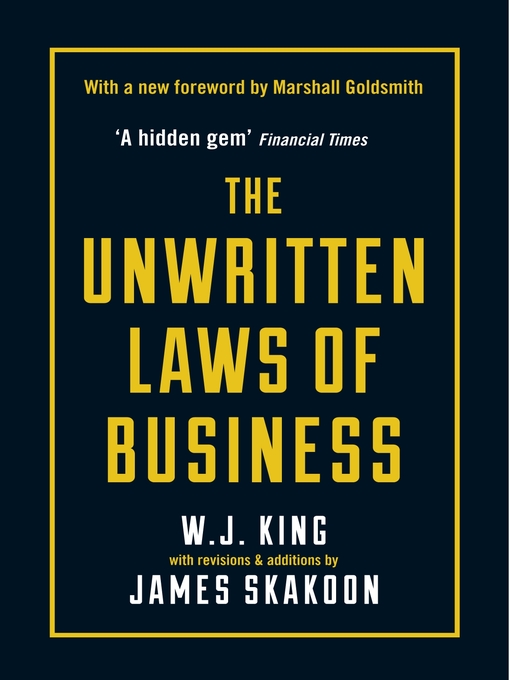 Title details for The Unwritten Laws of Business by James Skakoon - Available